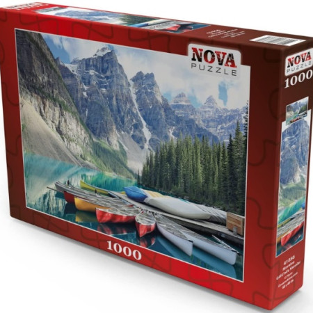 Kajaki na jeziorze Moraine